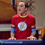 The Flash Replica BBT Distressed Logo Adult Unisex Halloween Cosplay Costume T-shirt