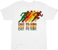 The Flash Running Repeat White T-shirt