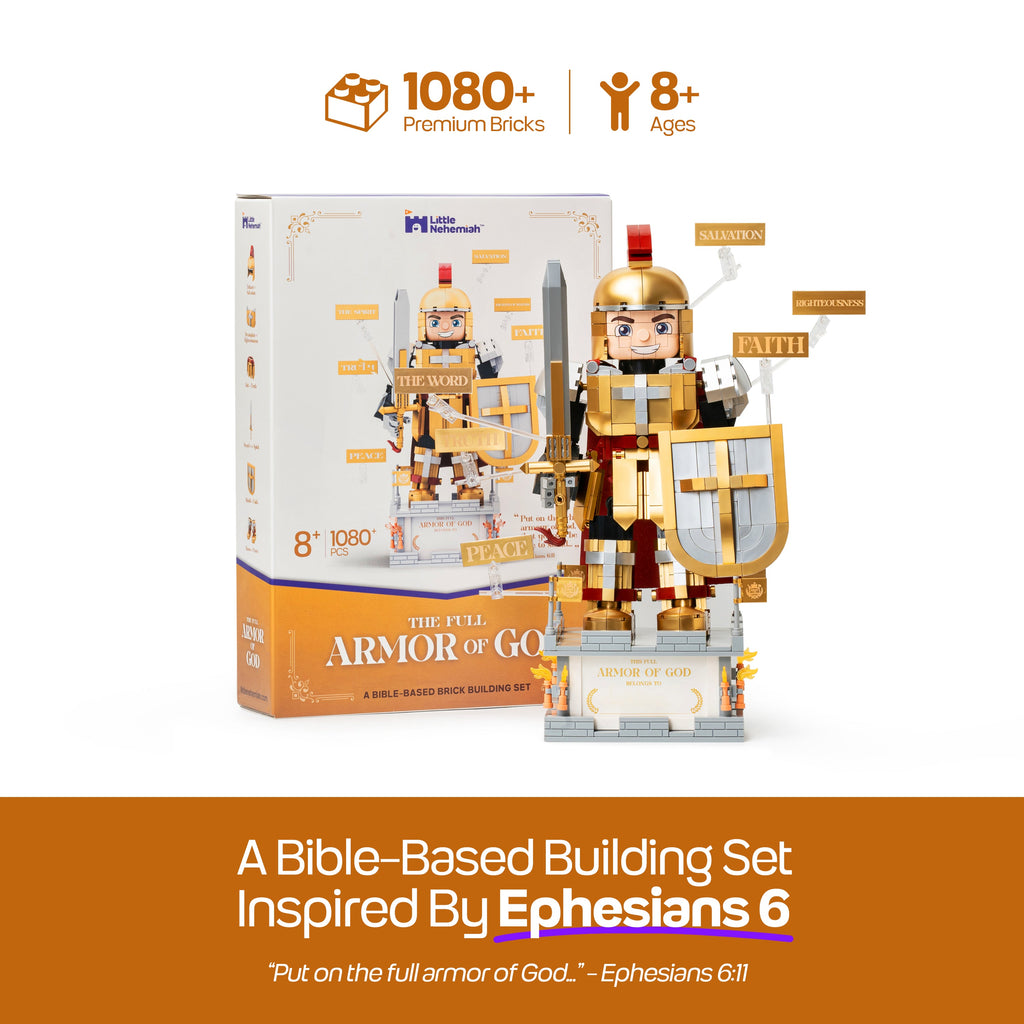 The Full Armor of God: Bible-Based Brick Building Set (1080+ pcs)