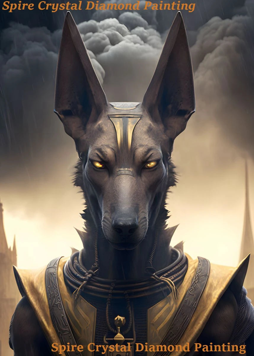 The God Anubis Portrait do-it-yourself diamond painting