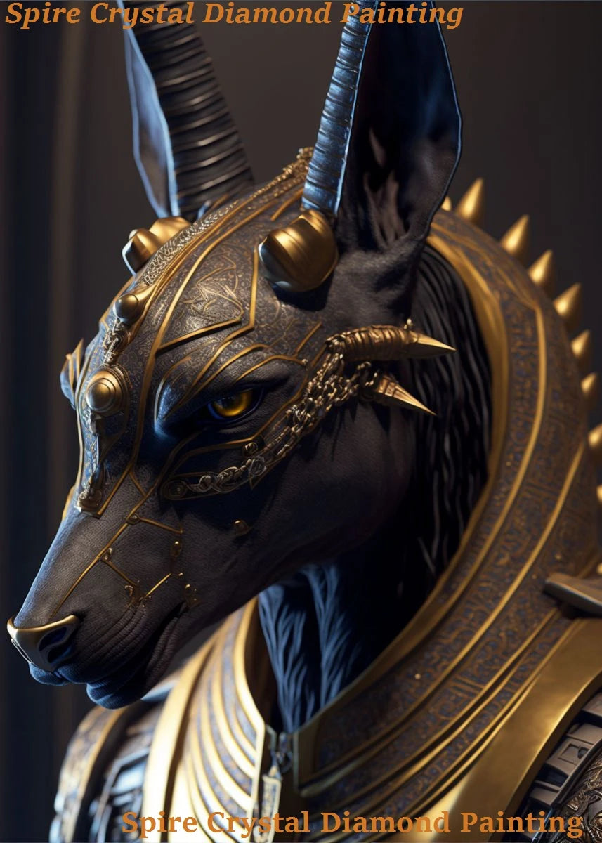 The God Anubis Portrait do-it-yourself diamond painting