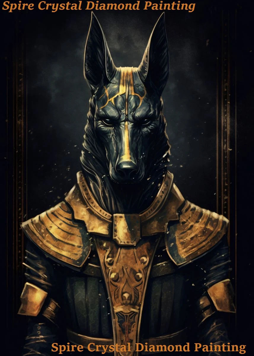 The God Anubis Portrait do-it-yourself diamond painting