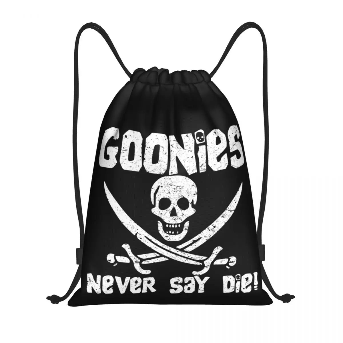 The Goonies Drawstring Backpack Sports Gym Bag for Women Men Adventure Comedy Movie Shopping Sackpack