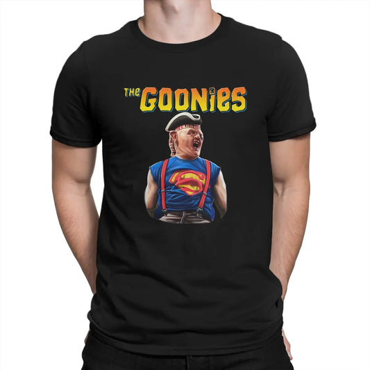 The Goonies Sloth T Shirts Men 100% Cotton Amazing T-Shirts Crew Neck The Goonies Tees Short Sleeve Clothing Graphic