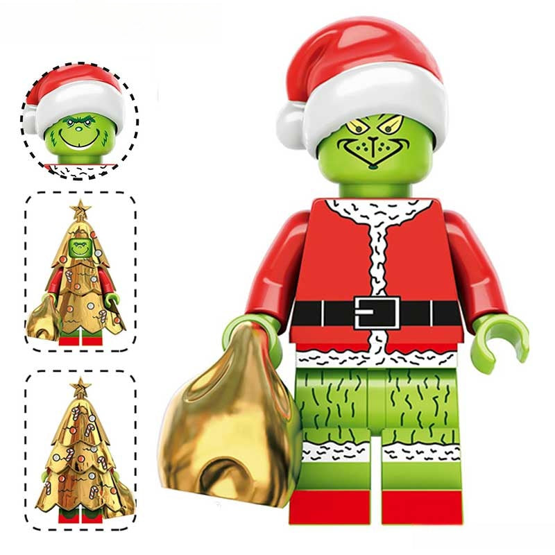 The Grinch who stole Christmas Lego Minifigures Custom Toys