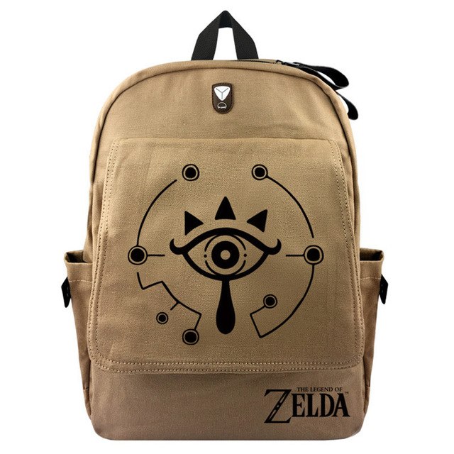 The Legend of Zelda Wild Breath Triforce Backpack Laptop School Bag Shoulder Bag