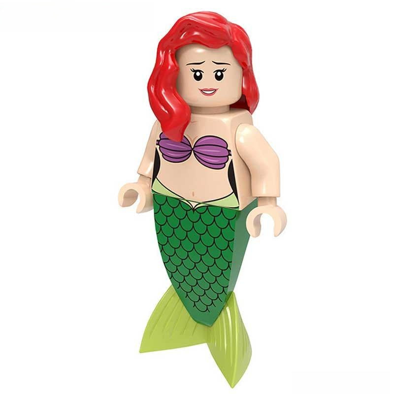 The Little Mermaid Disney Lego Minifigures custom toys