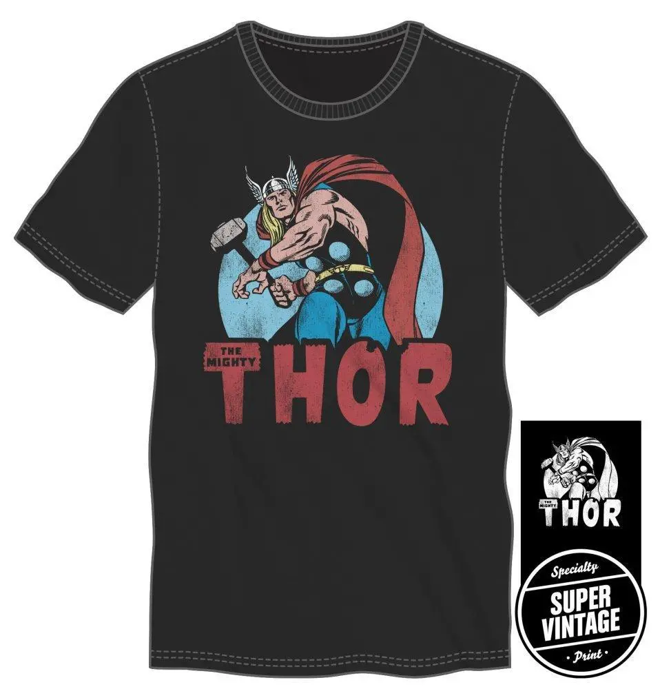 The Mighty Thor Black T-Shirt Tee Shirt