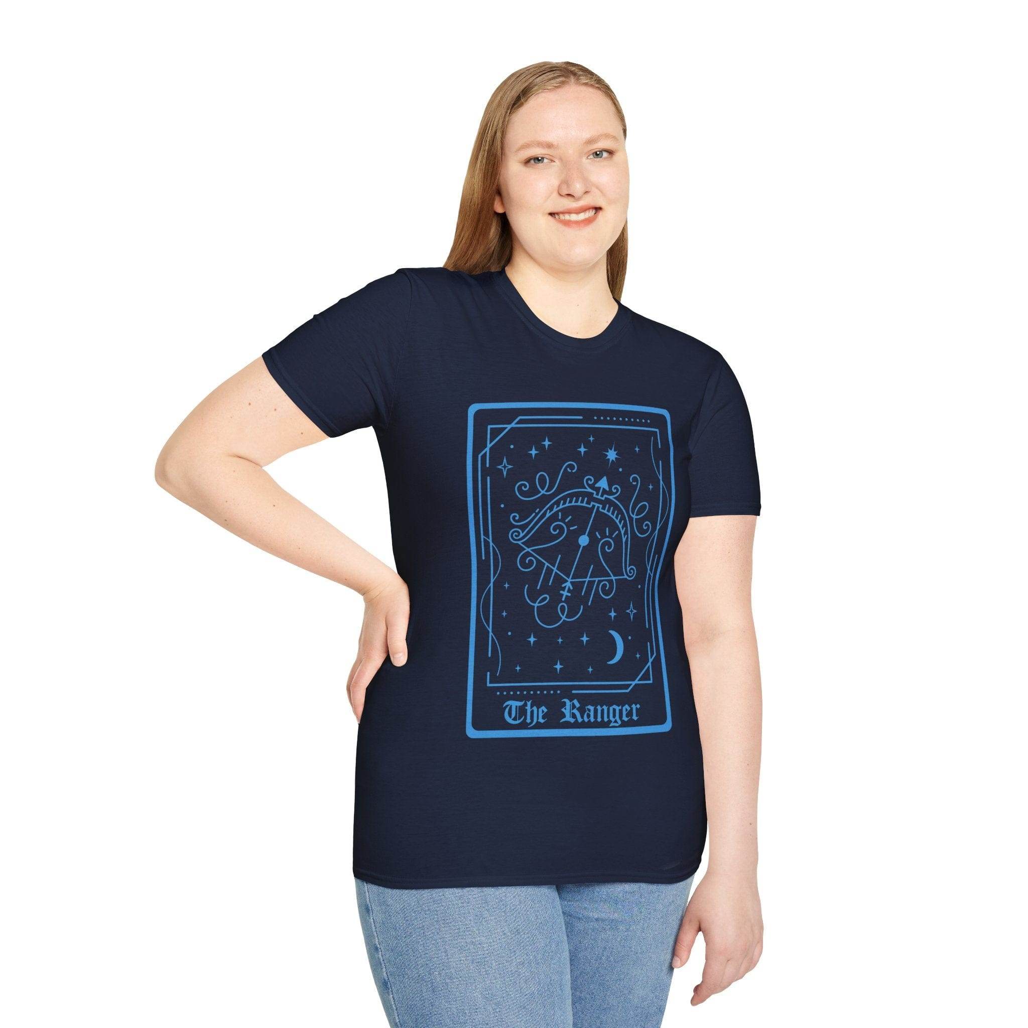 The Ranger Tarot Card T-Shirt - Black / S