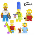 The Simpsons family of 5 Lego Minifigures Custom Toys 1