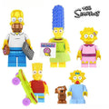 The Simpsons family of 5 Lego Minifigures Custom Toys 2