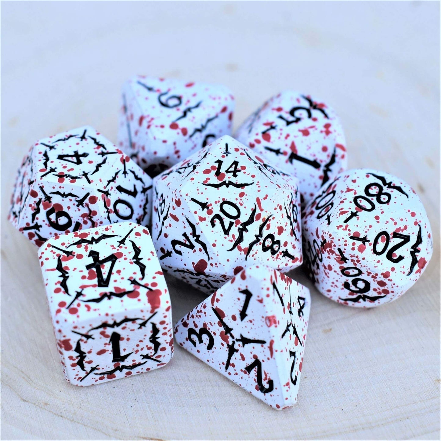 The Sword of Vlad Metal Dice Set