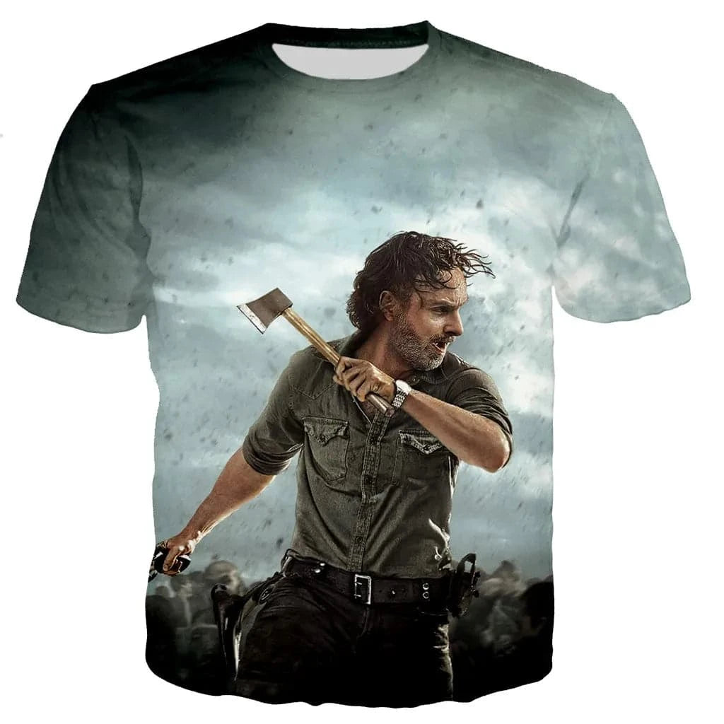 The Walking Dead 3D Printed T-shirt Men Women Fashion Casual Style Tshirt Unisex Harajuku Streetwear Oversized Tee Tops