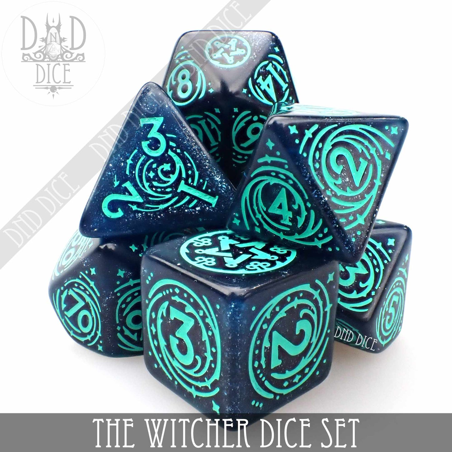 The Witcher Dice Set and Coin - Yennefer