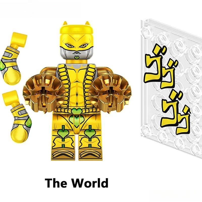 The World Jojo's Bizarre Adventure Anime Lego Minifigures custom toys