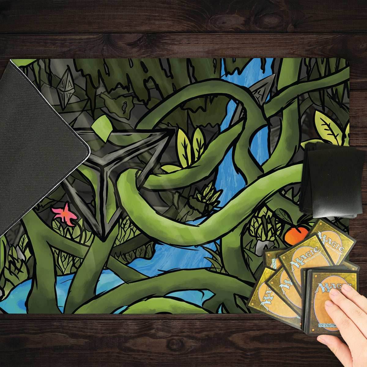 Dragon's Eye Jungle Playmat - Standard Playmat / Plain
