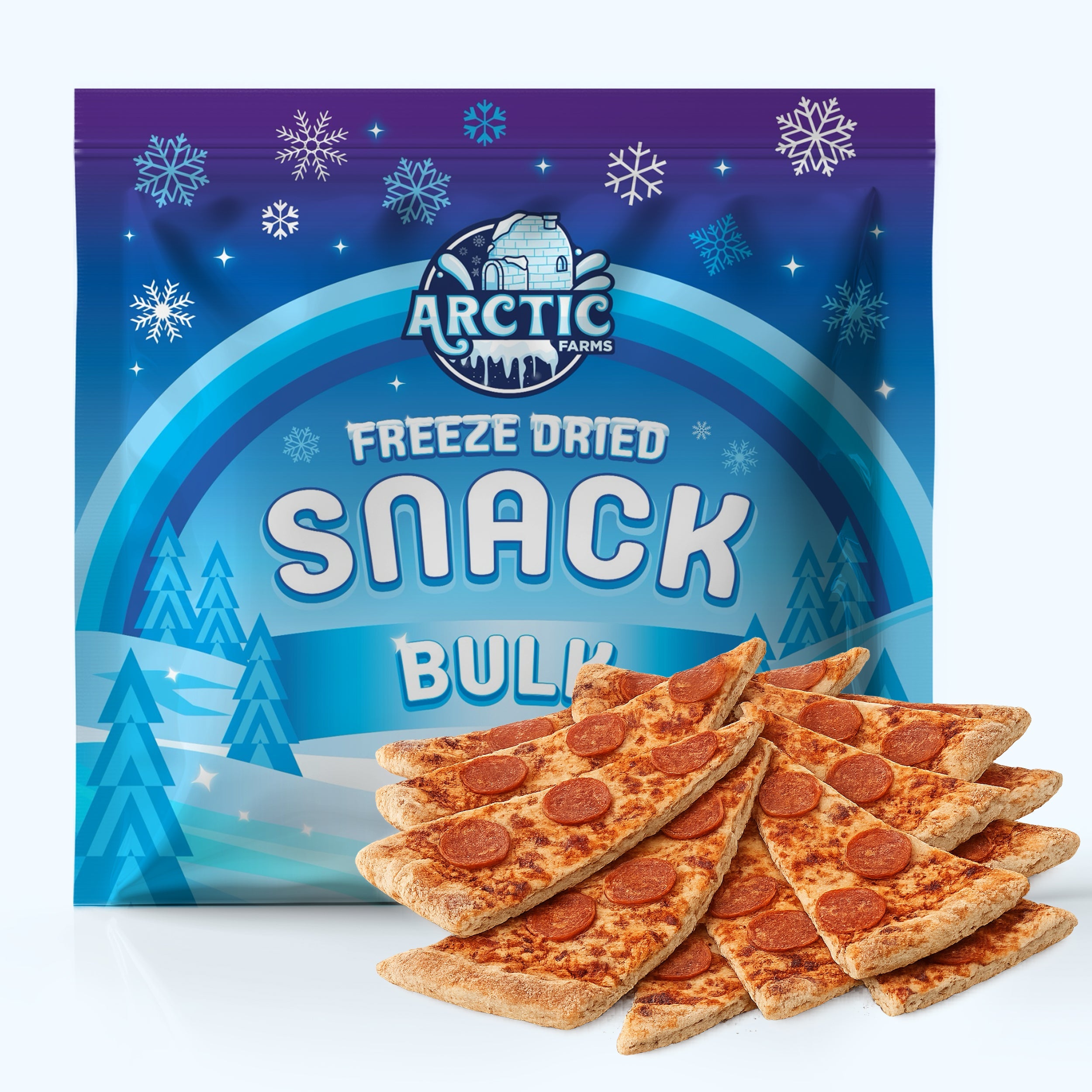 Freeze Dried Thin Crust Cheese Pizza Snack