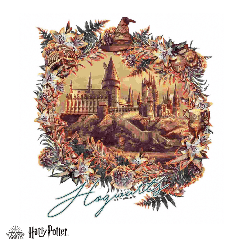 Harry Potter - Hogwarts Castle - Utilitarian Romance Wooden Jigsaw Puzzle - A4 + Wooden Gift Box