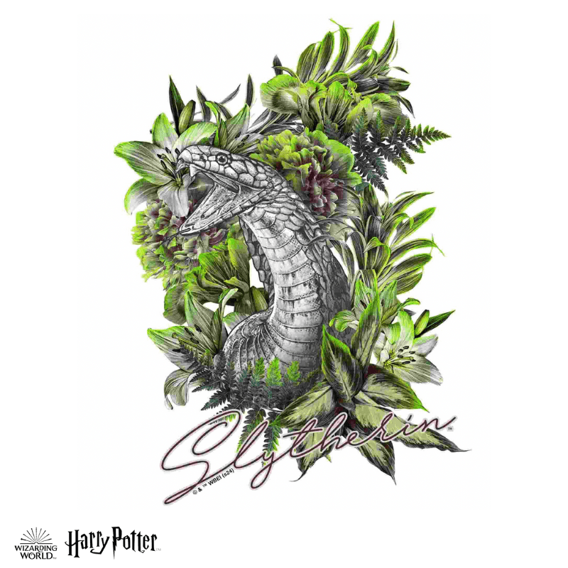 Harry Potter - Slytherin Crest - Utilitarian Romance Wooden Jigsaw Puzzle - A4 + Wooden Gift Box