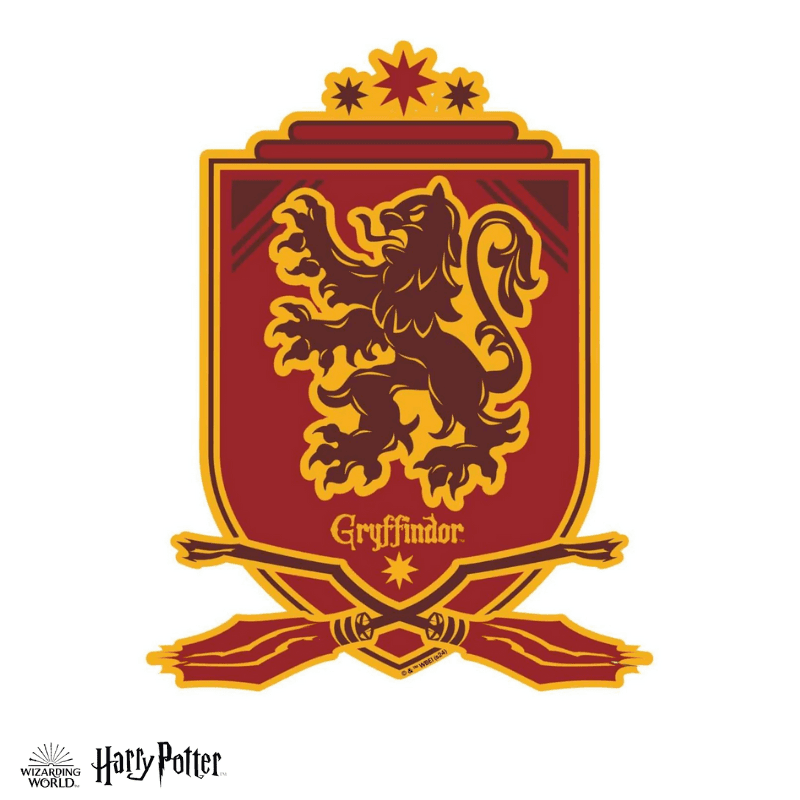 Harry Potter - Legacy Gryffindor Crest Wooden Jigsaw Puzzle - A4 + Wooden Gift Box