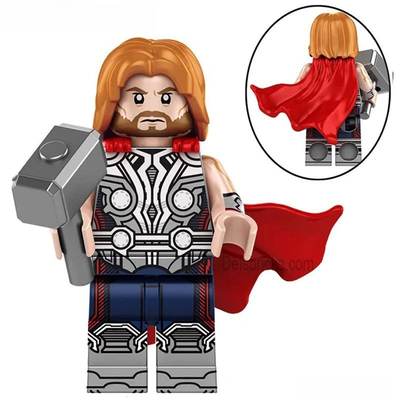 Thor from Avengers Lego Marvel Minifigures Custom Toys 4