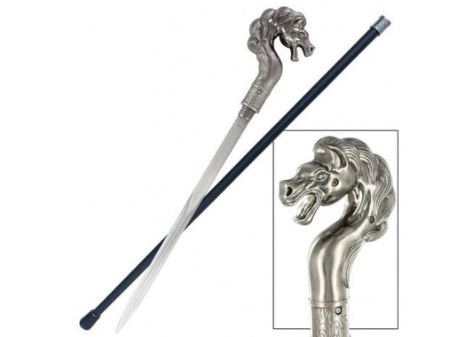 Thoroughbred Show Horse Sword Cane