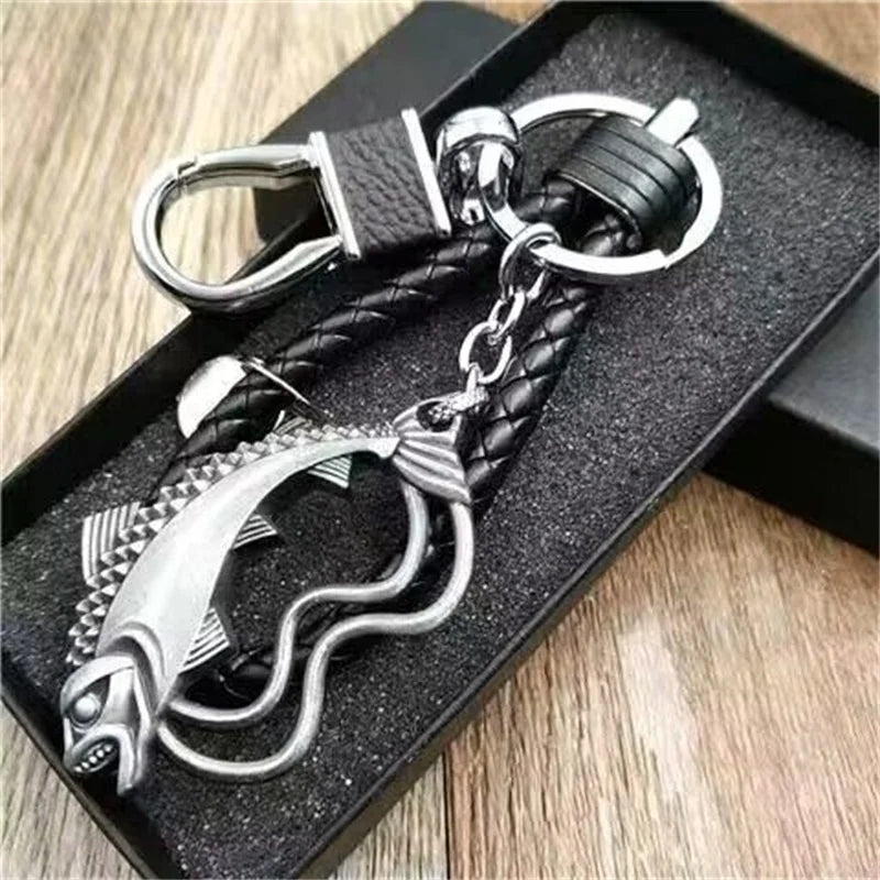 Thrones Keychains Stark Wolf Head Dragon Badge KeyChain Pendant Ice And Fire Keyring llaveros Of Movie Gifts for Friends