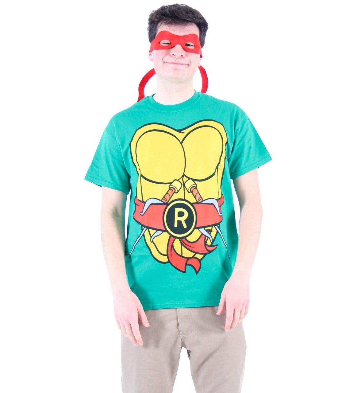TMNT Teenage Mutant Ninja Turtles Adult T-shirt - Raphael / XS