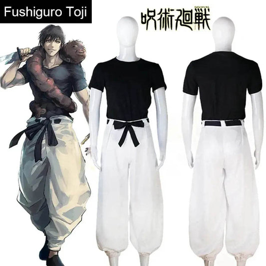 Jujutsu Kaisen Toji Fushiguro Cosplay - Sorcerer Killer Uniform & Wig - Wig Only / XL