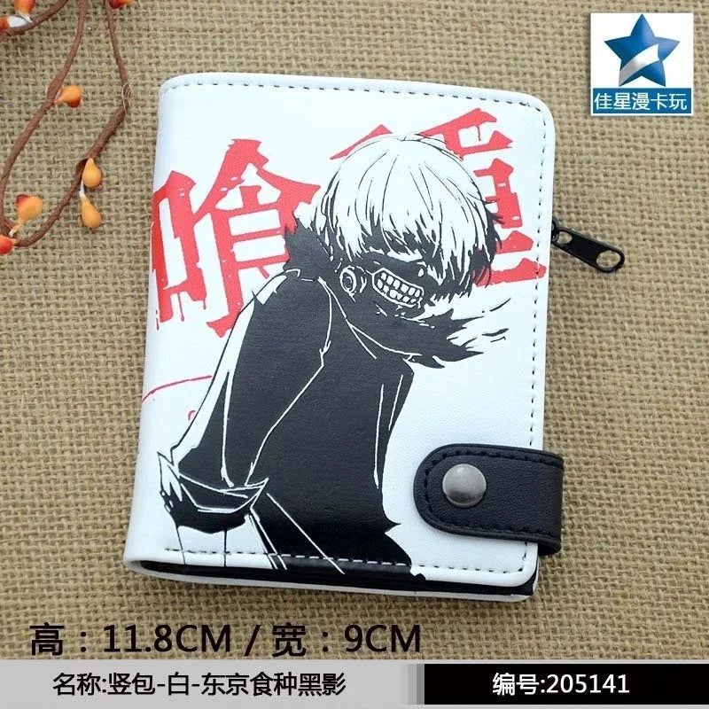 Tokyo Ghoul Kaneki Ken Anime PU Short Men's Wallets