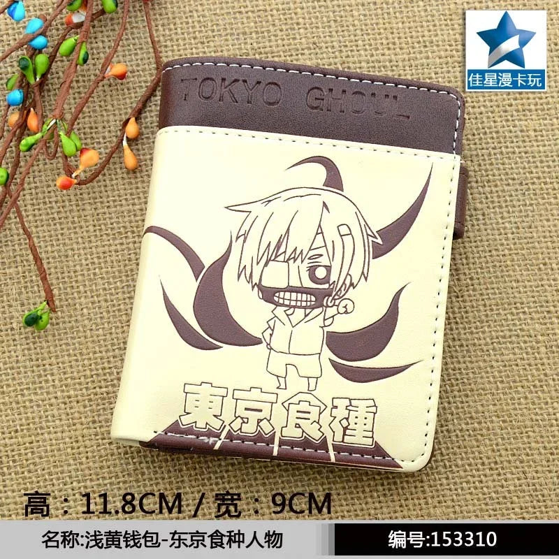 Tokyo Ghoul Kaneki Ken Anime PU Short Men's Wallets