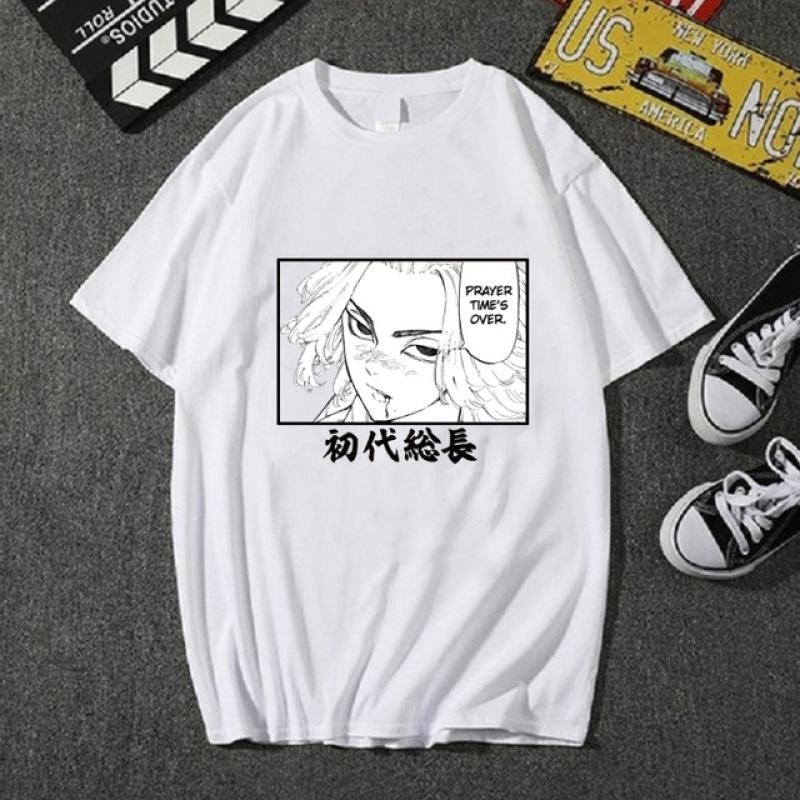 Tokyo Revengers T Shirt Men Chifuyu Matsuno Graphic Tees Anime T-shirt Unisex Summer Tops Tshirt Male