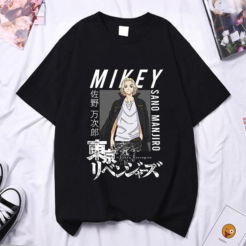 Tokyo Revengers T Shirt Men Chifuyu Matsuno Graphic Tees Anime T-shirt Unisex Summer Tops Tshirt Male