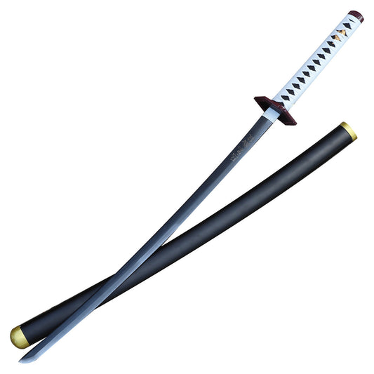 Tomioka Giyu Collectible Demon Slayer Replica Hashira Blue Nichirin Katana Sword