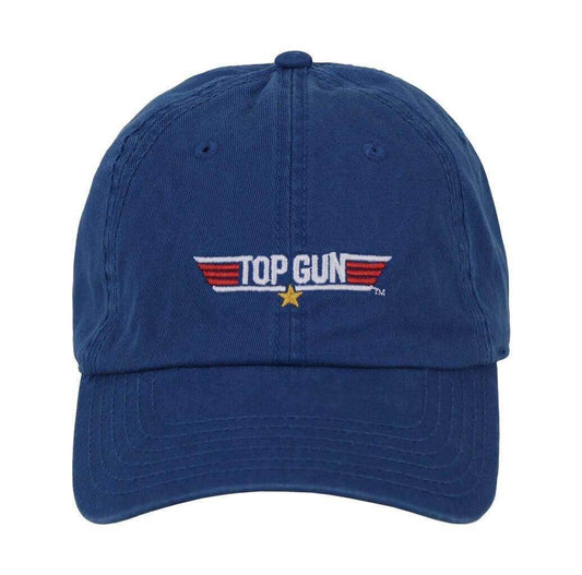 Top Gun Logo Navy Blue Baseball Cap - 