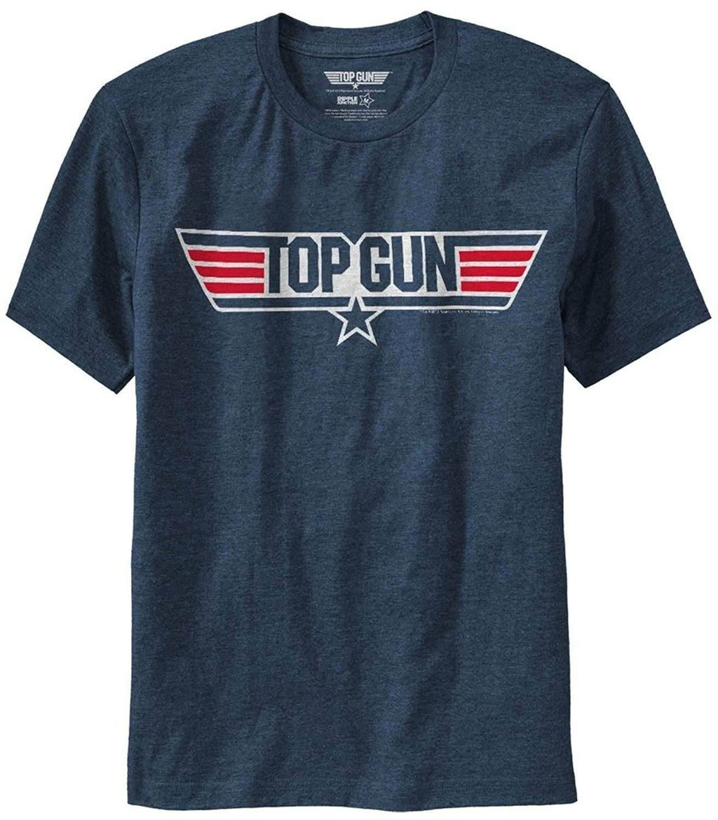 Top Gun White Stroke Navy T-shirt - L