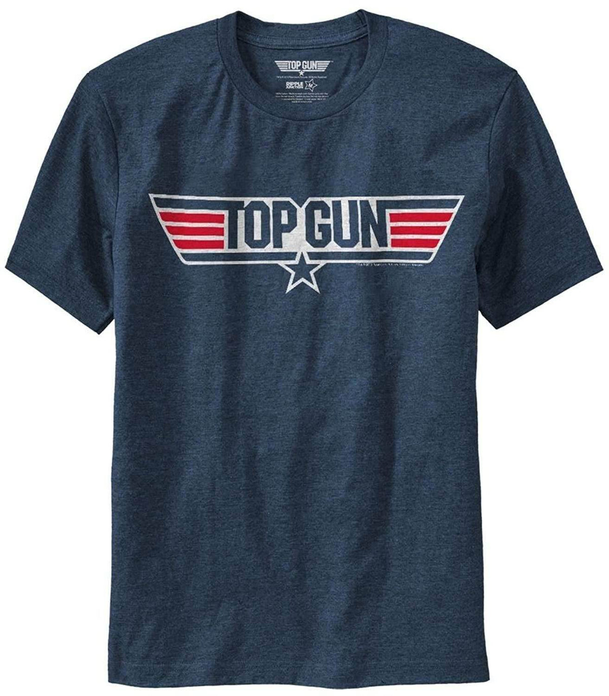 Top Gun White Stroke Navy T-shirt - M