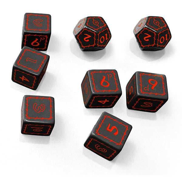 The One Ring RPG Dice - Black and Red - 