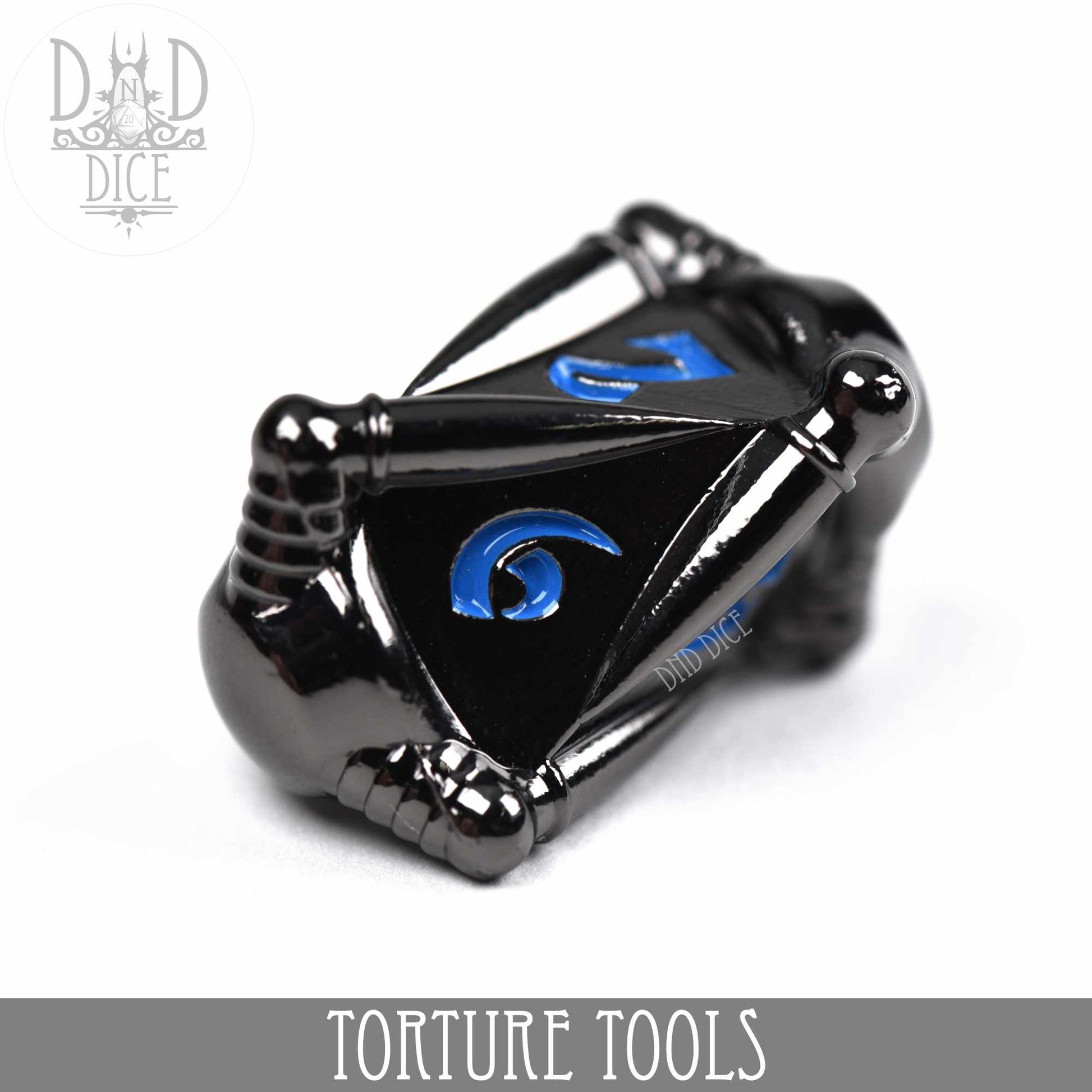 Torture Tools Blue - Metal Dice Set