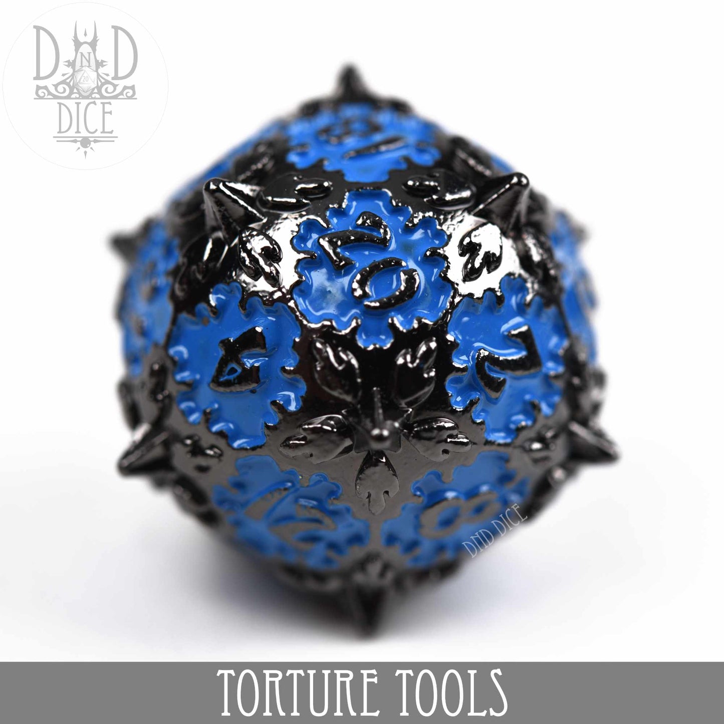 Torture Tools Blue - Metal Dice Set