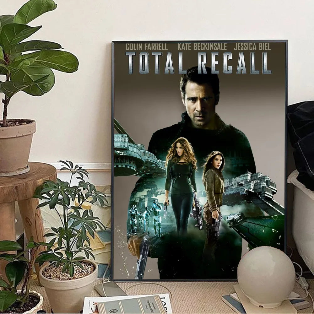 Total Recall (1990) Artwork Movie Poster Painting Wall Art Picture Canvas Prints Home Decoration Poster for Living Room No Frame