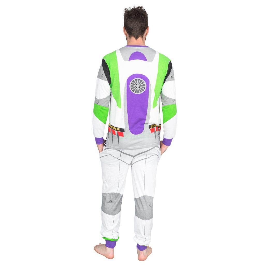 Toy Story Buzz Lightyear Two Piece All the Buzz Costume Pajama Set - S