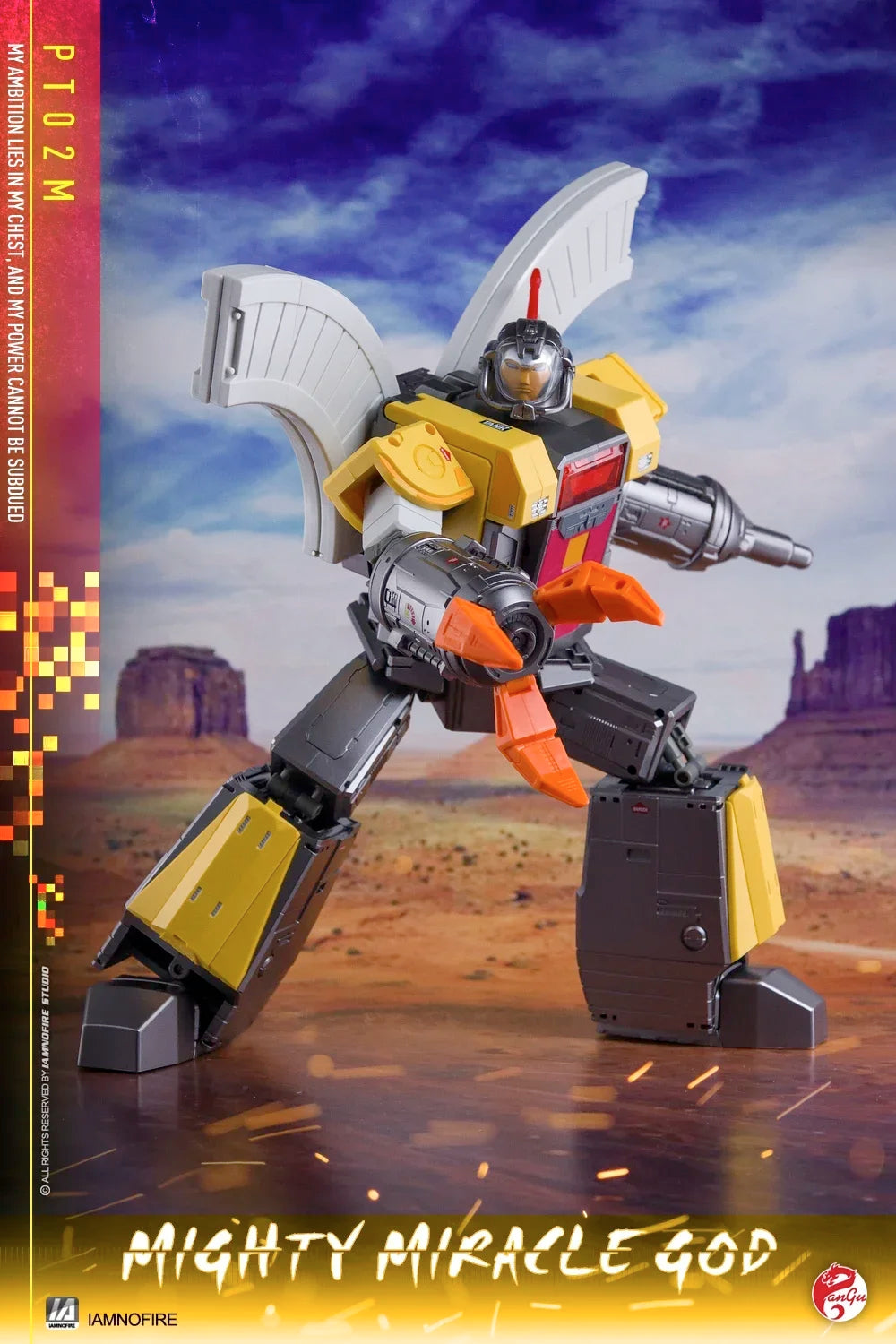 Transformation PT-02M PT02M MIGHTY MIRACLE God Scale Down 26cm Defensive Fortress Base