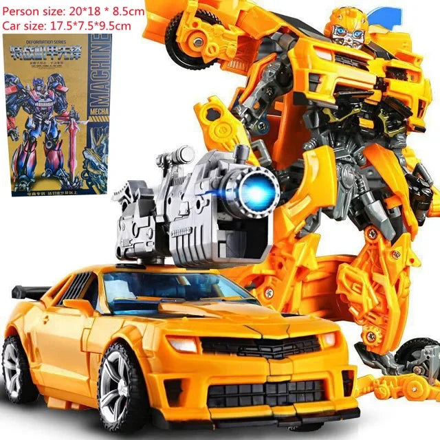 Transformation Toy Robot Figure Movie Classic Autobot Commander Dual Sword Weapon