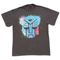Transformers Autobots Splattered Paint Charcoal T-Shirt