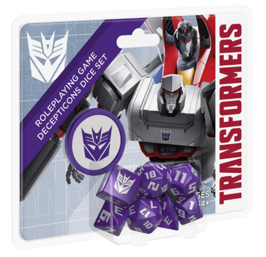 Transformers Decepticons Dice Set