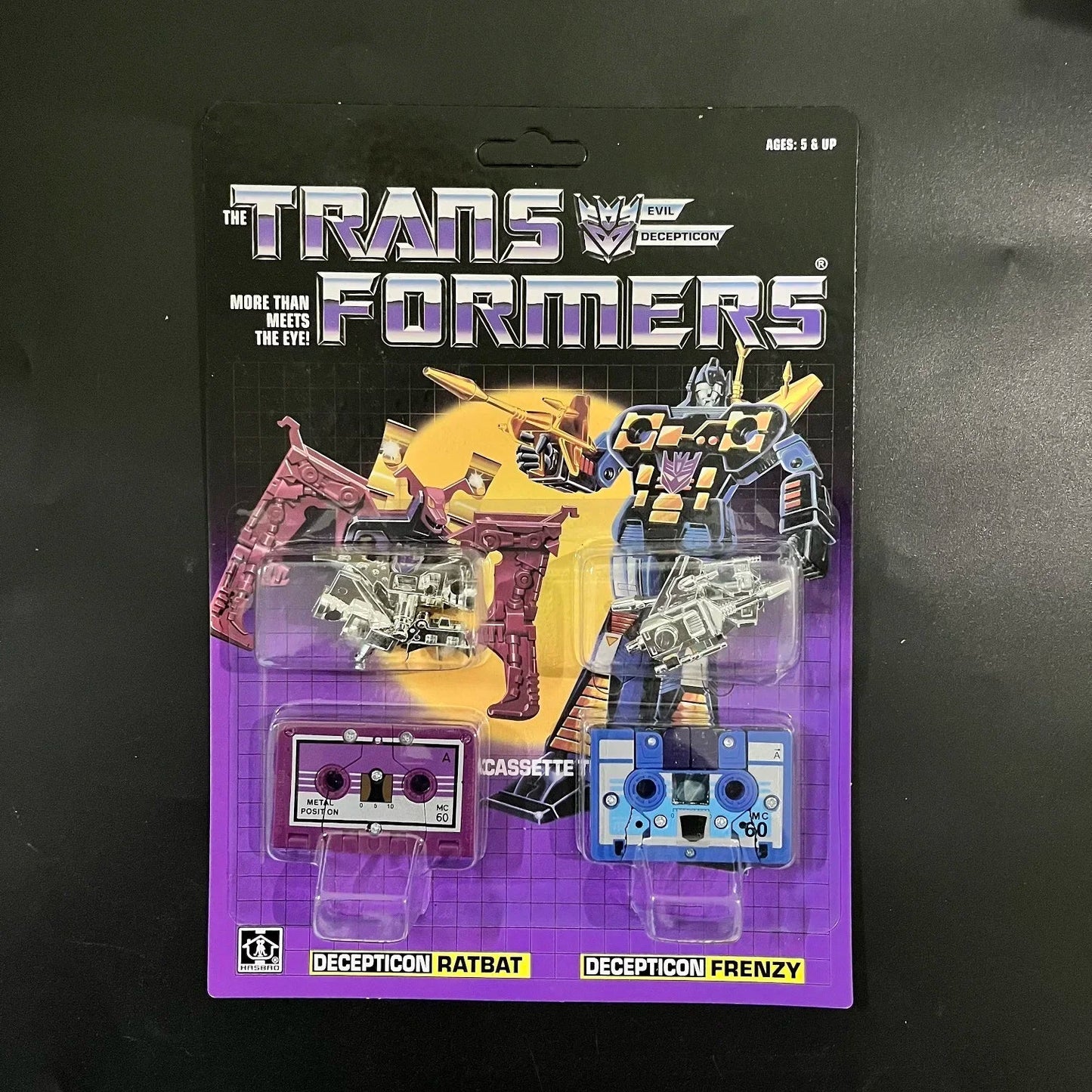 Transformetion G1 Reissue KO Soundwave Reflector Laserbeak and Frenzy Slamdance Action Figure Toy Gift Collection