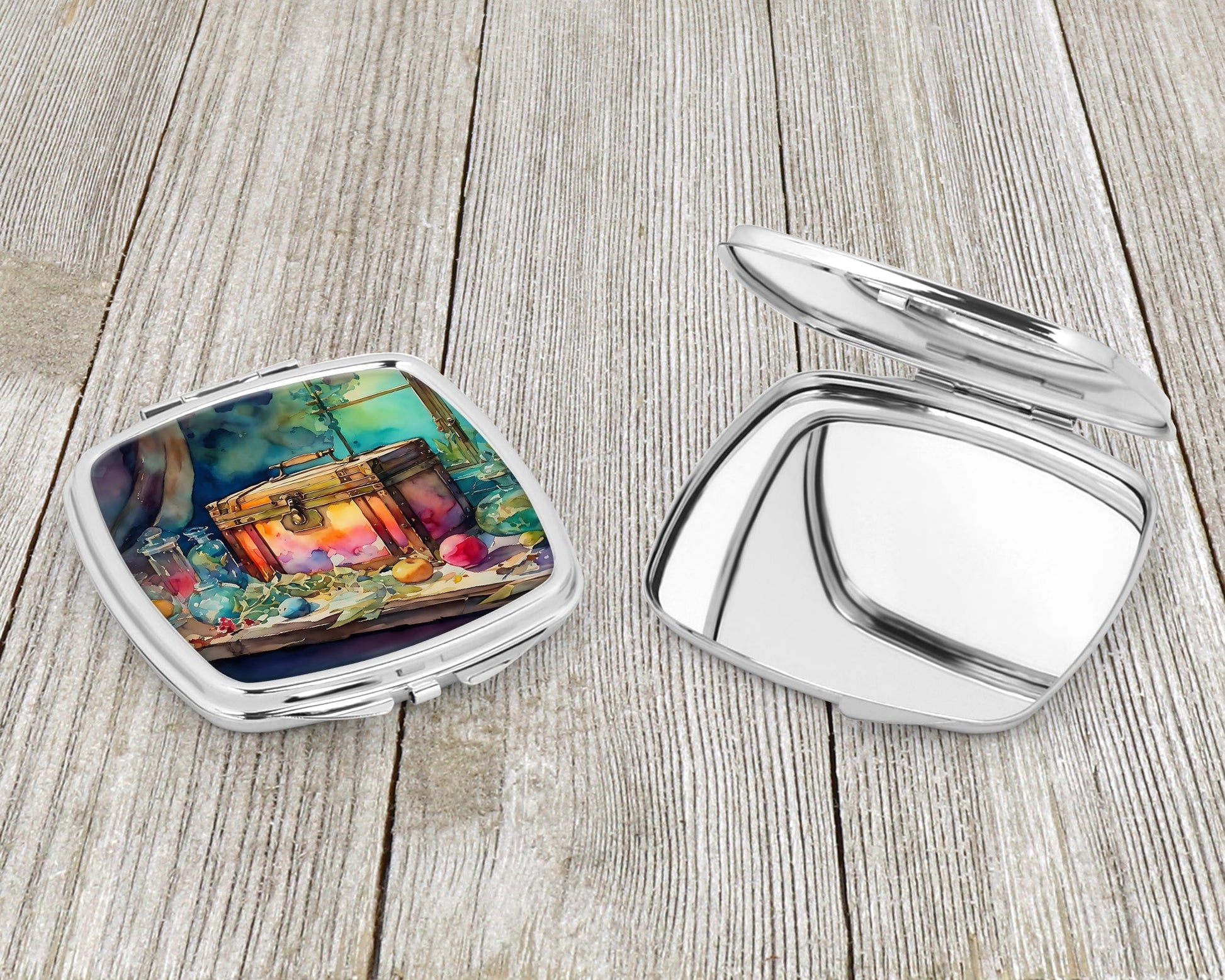 Treasure Chest Compact Mirror