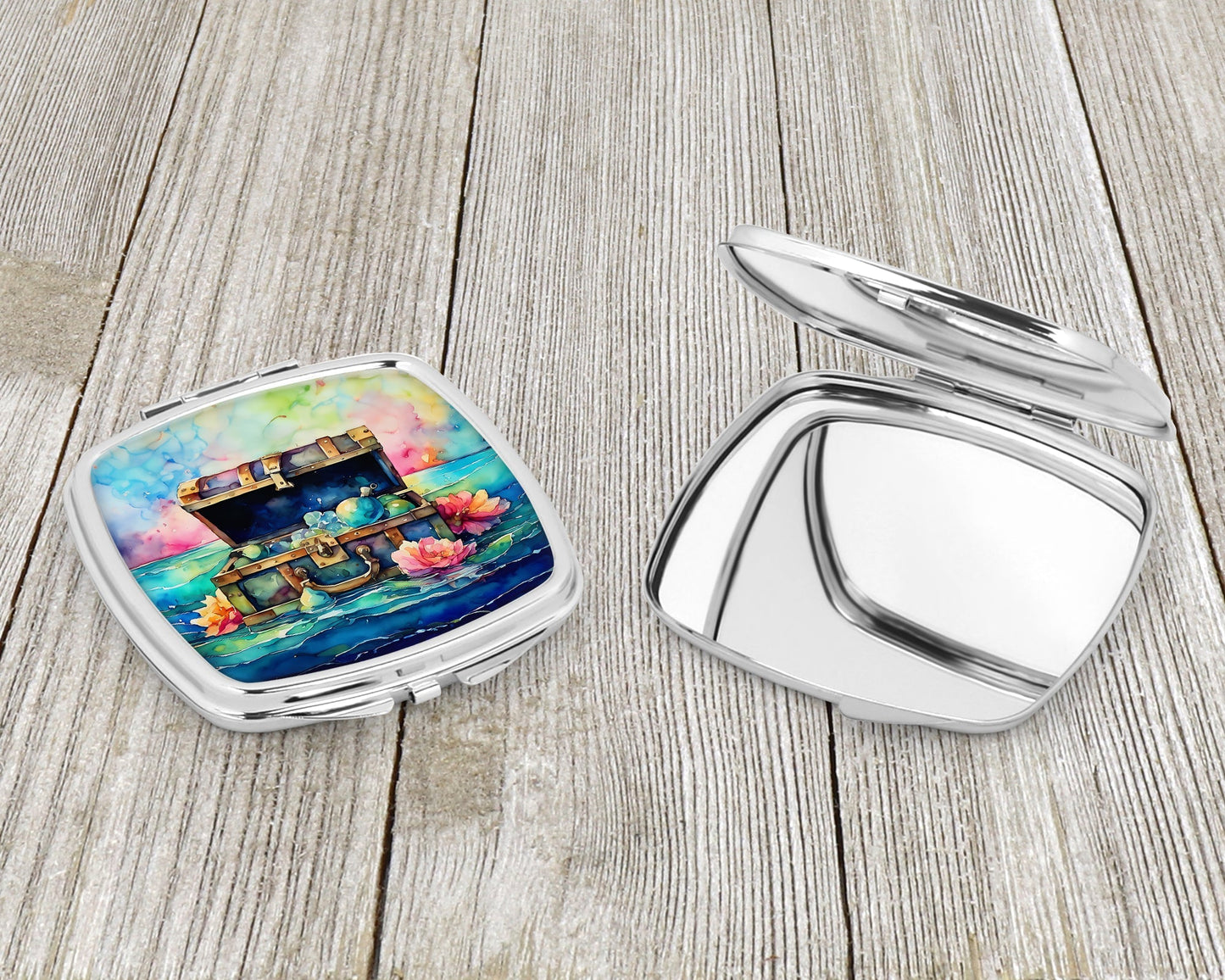 Treasure Chest Compact Mirror