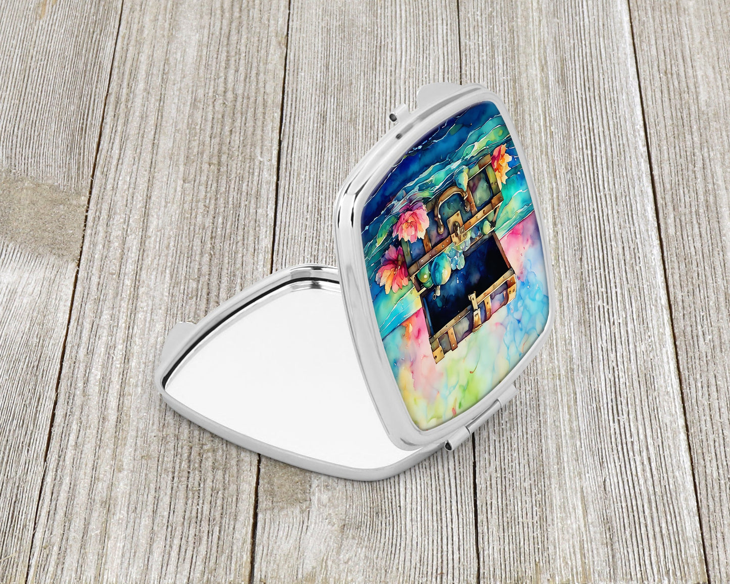 Treasure Chest Compact Mirror